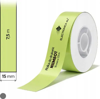 Produktbild von Selbstklebender Papier für Thermodrucker Niimbot H1S 15x7,5m