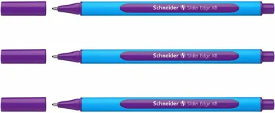 Produktbild von Schneider Kugelschreiber Slider Edge XB - 3er-Set violett