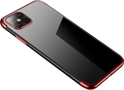 Produktbild von Clear Color Case Gel-Cover mit Metallrahmen Samsung Galaxy A13 5G rot