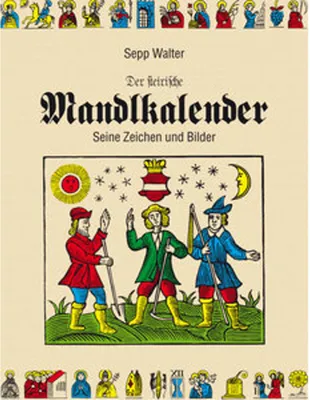 Produktbild von Traditioneller Steirischer Mandlkalender mit Halbfiguren männlicher und weiblicher Heiliger