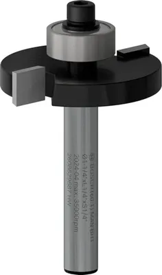 Obrázek produktu pro "Drážkovací fréza PRO, L 1/4"", stopka 1/4"""