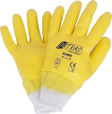 Produktbild von Arbeitshandschuhe | 144 Paar Nitras Nitrilhandschuhe | vollbeschichtet | Gr. 7 - 11