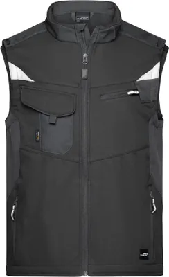 Produktbild von Workwear Softshell Vest - STRONG - black/black, Gr. XS