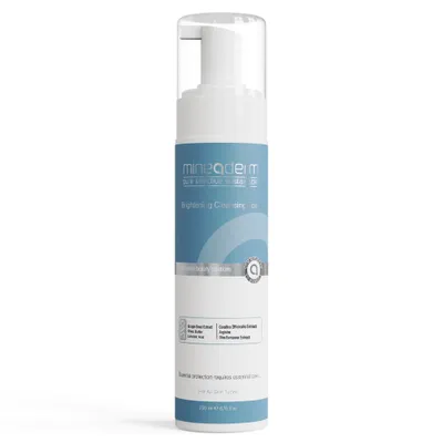 Produktbild von mineaderm - Brightening Cleansing Foam zur täglichen Gesichtsreinigung, Beruhigender Reinigungsschaum, Make-up Entferner für alle Hauttypen 200 ml