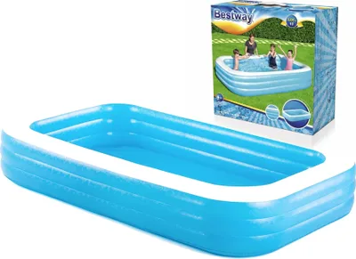 Immagine prodotto di Bestway® 54009 Bestway® Planschbecken Family Pool Deluxe 1161,0 l   305,0 x 183,0 x 56,0 cm
