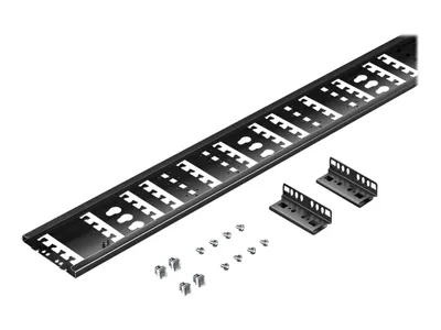 Produktbild von Rittal 5302.120, Kabelmanagementtafel, Stahl, Schwarz, 1 Stück(e)