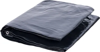 Obrázok produktu pre Plachta 6x10m (60m²) čierna - plachta pre nákladné vozidlá 450g/m², nepremokavá, odolná voči UV žiareniu, oká