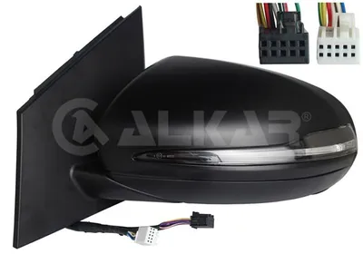 Produktbild von ALKAR 6141214 Außenspiegel Seitenspiegel Links passend für MERCEDES-BENZ B-Klasse (W247) Beheizt mit Memory Asphärisch Grundiert Elektrisch
