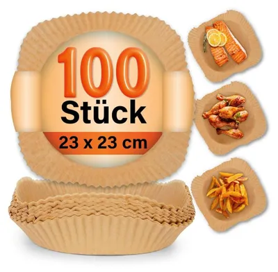 Obrázek produktu pro GOURMETmaxx Papírové košíčky 23x23x4,5cm hnědé