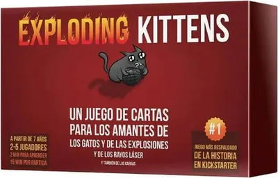 Produktbild von Asmodee Exploding Kittens Brettspiel Spanisch Mehrfarbig Mehrfarbig One Size