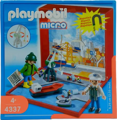 Produktbild von PLAYMOBIL 4337 Micro Welt Hafen - magnetisch