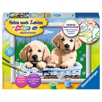 Obrázek produktu pro Ravensburger 00.027.839, 1 str., Obrazy v balení, Dívka, Sada vybarvování podle čísel