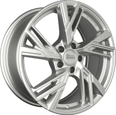 Produktbild von 20 Zoll Alufelge MAM WHEELS RS5 20"x8.50" 5x120 PCD ET35 72.6mm Felge Silber Lackiert
