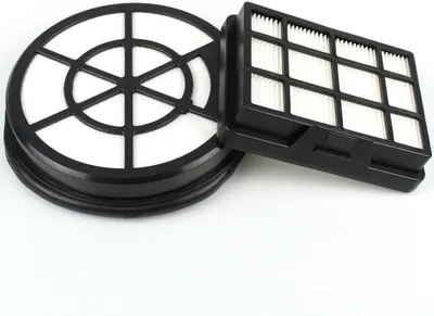 Two vacuum cleaner filters are shown on a white background.