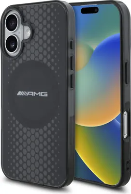 Immagine prodotto di Custodia AMG per iPhone 16 - doppio strato Magsafe - Nero