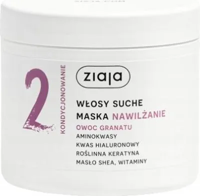 Image de ZIAJA POMEGRANATE Masque hydratant pour cheveux secs 350 ml
