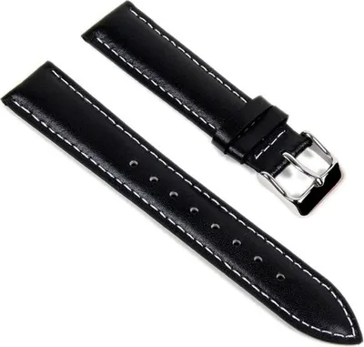 Produktbild von Casio Ersatzband Uhrenarmband Leder Band schwarz 18mm für LTP-1336L
