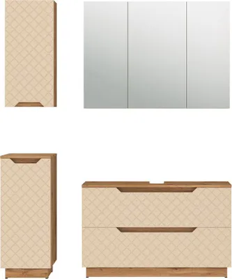 Immagine prodotto di Set di mobili da bagno Vicco Lotta Cachemire 4 pezzi, Model 59392