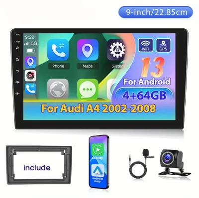 Productafbeelding van Autoradio - Autobluetooth - Carplay Radio - Multimedia Systeem - Navigatie - 9 Inch HD Touchscreen