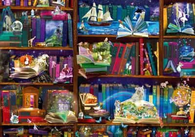 Produktbild von Library Adventures in Reading II BlueBird 1 000 pcs