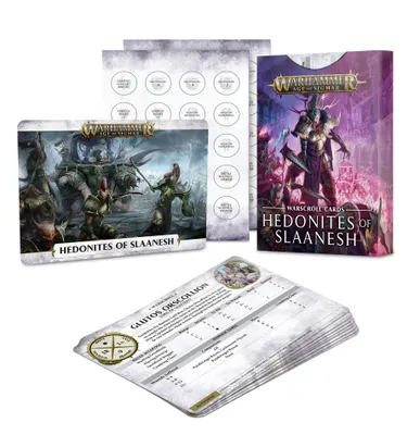Obrázok produktu pre Games Workshop Battletome: Hedonites of Slaanesh, Hracie karty, Viacfarebný