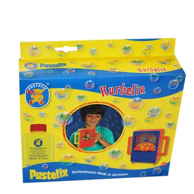 Produktbild von Pustefix 869-620 Kurbelix Seifenblasen-Maschine mit 250ml Pustefix - Farben nicht wählbar