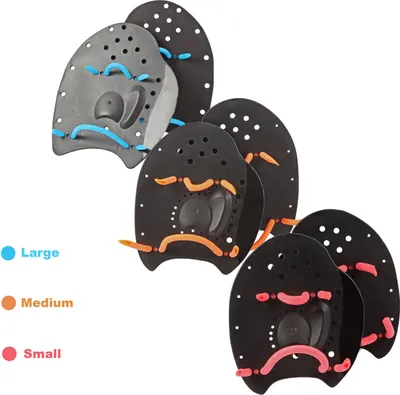 Produktbild von ZAOSU Hand Paddles | Schwimmpaddles für Schwimmer & Triathleten, Größe:M (Orange)