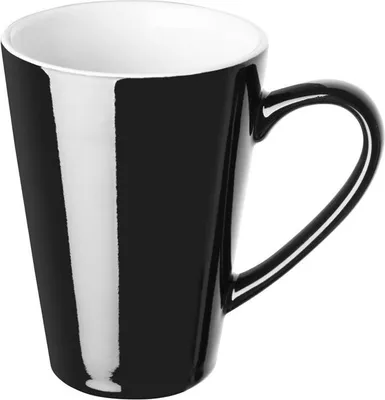 Produktbild von Olympia Cafe Latte Tasse Schwarz - 340ml (12 Stück)