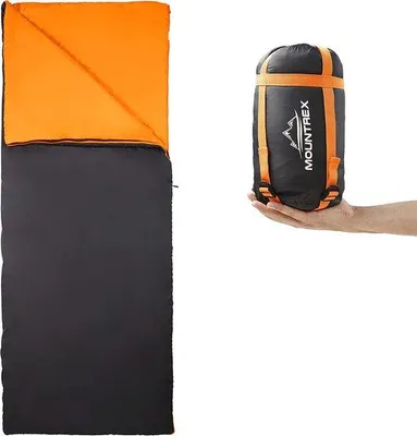 Produktbild von Famanu Schlafsack Ultraleicht Kompakt Sommer Schlafsack Outdoor Camping Festivals (730g) - Koppelbar