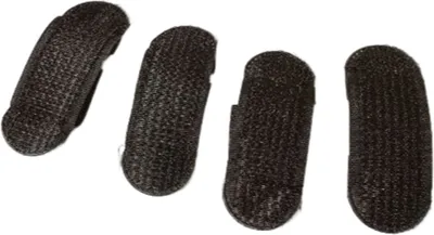 Produktbild von INF Unsichtbares, atmungsaktives, flauschiges Styling-Haarpolster, 4er-Pack Schwarz