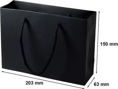 Obrázok produktu pre Taška čierna so šnúrou 203x63x150mm (vonkajšia) A6