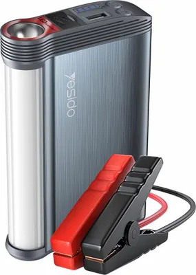 Image de Démarreur de secours pour voiture Yesido avec batterie externe 10 000 mAh