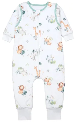 Produktbild von TupTam Schlafsack mit Beinen und Ärmeln 2.5 TOG,  , Farbe: Safari (Löwe, Giraffe, Elefant), Größe: 116-122