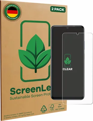 Produktbild von 2x ScreenLeaf Schutzfolie für ZTE Blade V70 Max Displayschutz Display Schutz Folie Klar Transparent