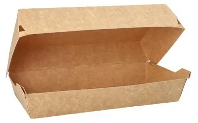 Produktbild von Baguetteboxen, Pappe "pure" 7,5 cm x 10,7 cm x 22 cm braun "100% Fair" groß