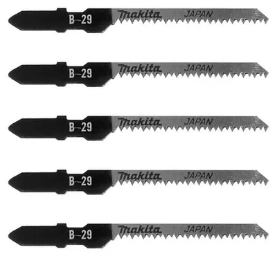 Image de Lot de 5 Lames de scie sauteuse MAKITA A-80400 pour bois
