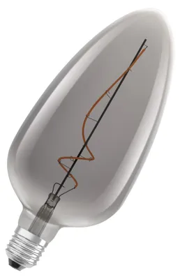 Obrázok produktu pre OSRAM Dimmbare LED žiarovky, Vintage-Edition, 15 W, E27, tvar C, 1800 Kelvin, Comfort teplá biela, Klares Glas, jedno balenie