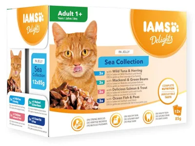 Obrázek produktu pro IAMS Delights Mořské želé 12x85g