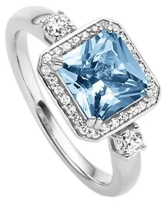 Produktbild von Viventy Ring Damen Hellblauer Stein Sterling-Silber 785421 Gr. 54
