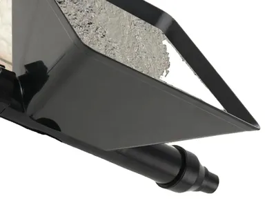 Immagine prodotto di Pistola elettrica per cemento, nylon tecnico, diametro tramoggia 21 x 20,3 cm, lunghezza impugnatura 12 cm, ugelli di diverse dimensioni, compatibile con compressore d'aria