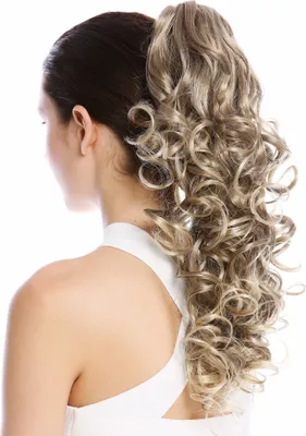 Produktbild von WIG ME UP Zopf Pferdeschwanz lockig lang voluminös Braun Hellblond Gesträhnt N956-V-18T22