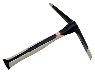 Produktbild von 0 CF - Maurer-Kreuzhacke mit Kohlefasergriff für das Hacken von Wänden, Ergonomisches Werkzeug für professionelle Maurerarbeiter, Gewicht 660 g