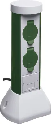 Produktbild von REV 0068200021 Gartensteckdose 2fach Grau, Grün (0068200021)