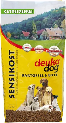 Produktbild von Deuka Dog Sensikost 15 kg Kartoffel & Ente Getreidefrei.