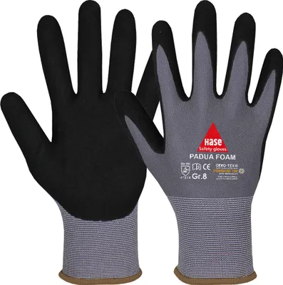 Produktbild von PADUA FOAM, Montagehandschuh aus Nylon/Nitrilschaum, Hase - 508685 , Größe 7 (S)