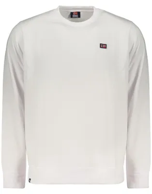 Produktbild von Herren Sweatshirt Weiß Rundhals - Norwegen 1963 Design & Applikation