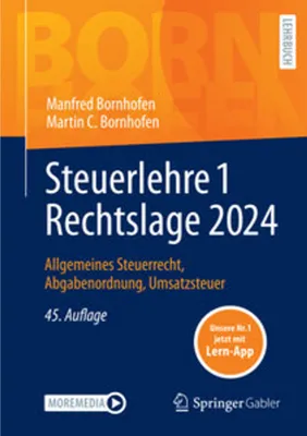Obrázok produktu pre Steuerlehre 1 Rechtslage 2024