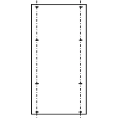 Produktbild von Hager ZAY47436M, 550 mm, 6 mm, 1000 mm, 1 Stück(e)