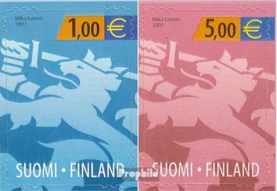 Produktbild von Briefmarken Finnland 2002 Mi 1607-1608 (kompl.Ausg.) postfrisch Wappen