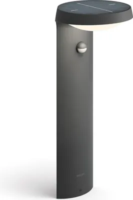 Zdjęcie produktu dla Philips Lampa słupkowa/przyścieżkowa Tyla 1,2 W, Zewnętrzne oświetlenie postument/słup, Antracyt, Metal, IP44, Patio, Ogród, III